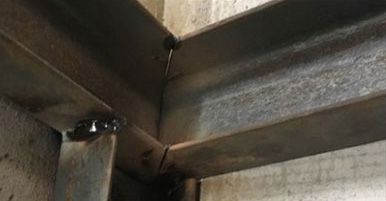 Steel angle welding