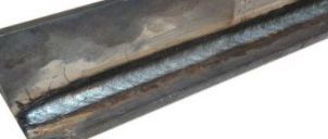 MMA welding fillet joint in horizontal position