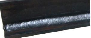 MMA welding fillet joint in vertical position